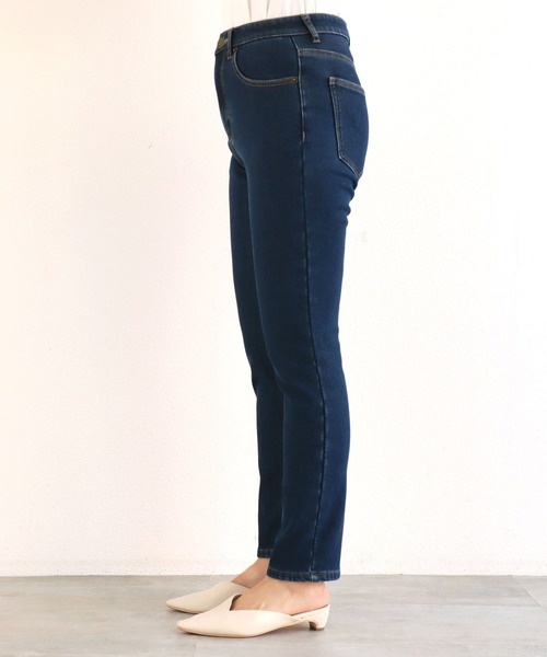 andme（アンドミー）の「裏起毛ストレッチデニムスキニーパンツ（デニムパンツ・レディース・ライトブルー/ブラック/ブルー・S/M/L）」の21枚目の写真