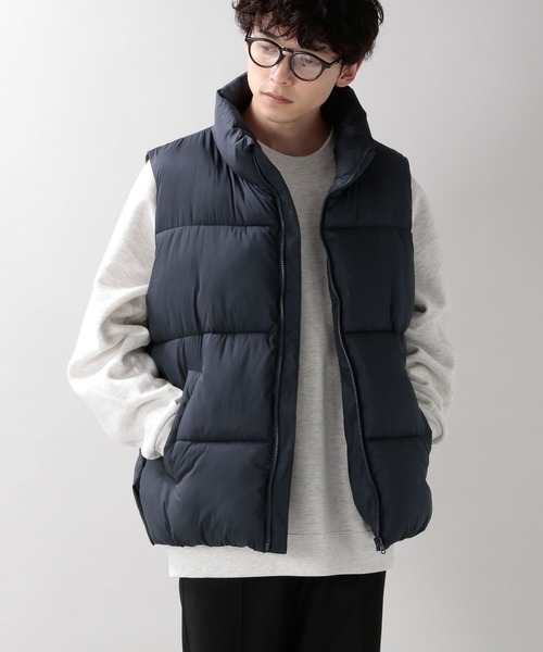 RAGEBLUE（レイジブルー）の「【AIRTHERMAL】エアサーマルサイドスリット中綿ベスト（ダウンベスト・メンズ・ブラック/ネイビー/ホワイト・MEDIUM/LARGE）」の17枚目の写真