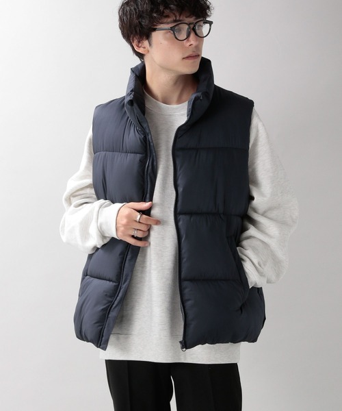 RAGEBLUE（レイジブルー）の「【AIRTHERMAL】エアサーマルサイドスリット中綿ベスト（ダウンベスト・メンズ・ブラック/ネイビー/ホワイト・MEDIUM/LARGE）」の18枚目の写真