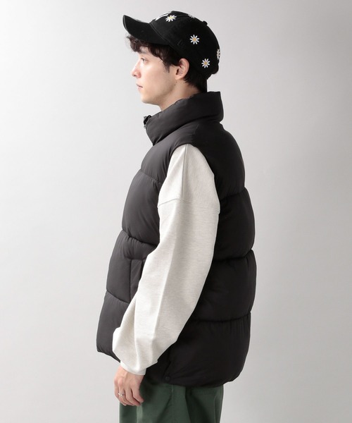 RAGEBLUE（レイジブルー）の「【AIRTHERMAL】エアサーマルサイドスリット中綿ベスト（ダウンベスト・メンズ・ブラック/ネイビー/ホワイト・MEDIUM/LARGE）」の21枚目の写真