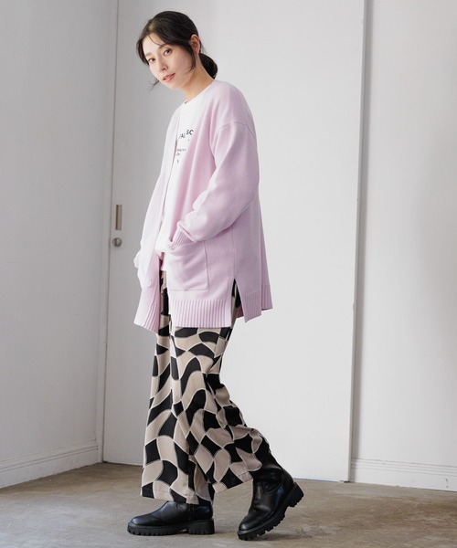 LEPSIM(レプシィム)の「幾何学柄イージーパンツ 167301(その他パンツ・レディース・ブルー系その他/ブラック系その他・FREE)」の6枚目の写真