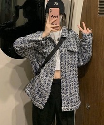 i-dare（アイディア）の「【i-dare】総柄プリント ナイロンジャケット（ナイロンジャケット）」