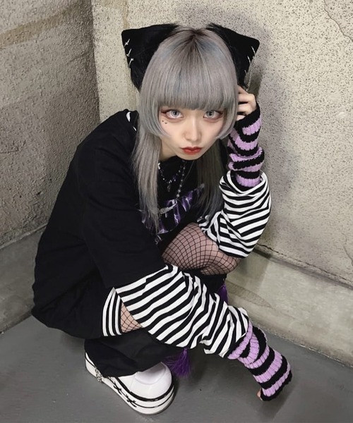 00's unknown ピンク ボーダー ロンt cityboy アーカイブ CITEN＞ランダムボーダーロンT