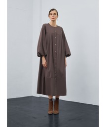 STYLE DELI（スタイルデリ）の「【LUXE】ボリューム袖バックレースアップワンピース（ワンピース）」