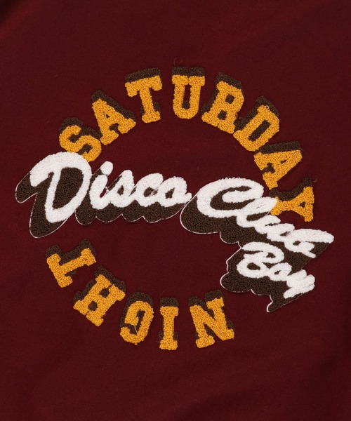 SPINNS(スピンズ)の「【刺繍ワッペンデザイン】メルトン スタジャン(スタジャン・メンズ・グリーン/ワイン/ブラック・ONESIZE)」の9枚目の写真