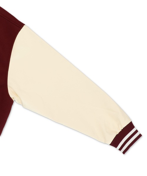 SPINNS(スピンズ)の「【刺繍ワッペンデザイン】メルトン スタジャン(スタジャン・メンズ・グリーン/ワイン/ブラック・ONESIZE)」の7枚目の写真