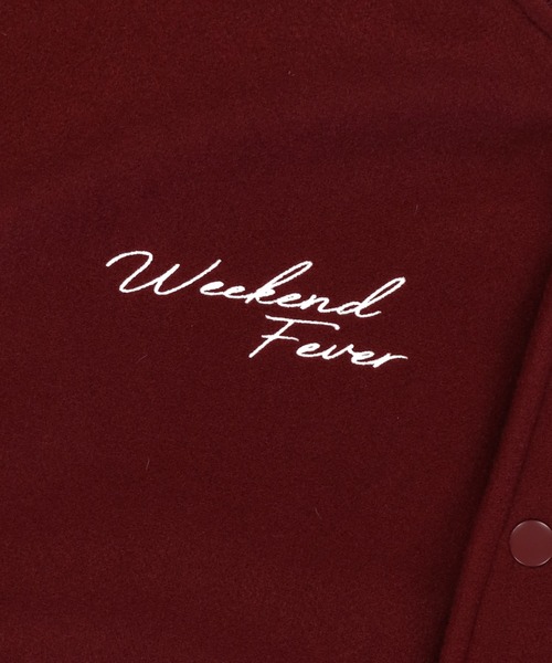 SPINNS(スピンズ)の「【刺繍ワッペンデザイン】メルトン スタジャン(スタジャン・メンズ・グリーン/ワイン/ブラック・ONESIZE)」の6枚目の写真