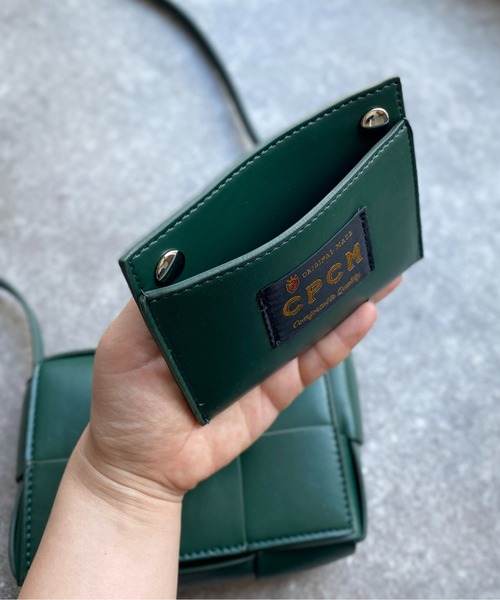 CPCM（シーピーシーエム）の「フェイクレザー編みショルダーバッグ（ショルダーバッグ・メンズ・グリーン/ブラック・FREE）」の11枚目の写真