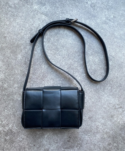 CPCM（シーピーシーエム）の「フェイクレザー編みショルダーバッグ（ショルダーバッグ・メンズ・グリーン/ブラック・FREE）」の19枚目の写真