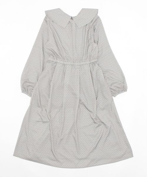 ehka sopo（エヘカソポ）の「花柄襟付ワンピース（ワンピース・レディース・ベージュ/ブラック/グレー・ﾌﾘ-）」の4枚目の写真