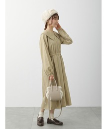 ehka sopo | 花柄襟付ワンピース(ワンピース)