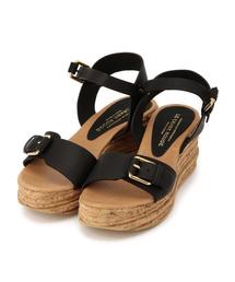 BEAUTY&YOUTH UNITED ARROWS | BYTF LE CRABE ROUGE アンクルストラップ ウエッジサンダル(サンダル)