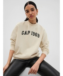 GAP | ヴィンテージソフト GAP1969ロゴ ボーイフレンド スウェット・トレーナー(スウェット)