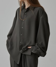 CIASENSE | Loose silhouette Regular collar shirt /setup/ ルーズシルエットレギュラーカラートロミシャツ/セットアップ可(シャツ/ブラウス)