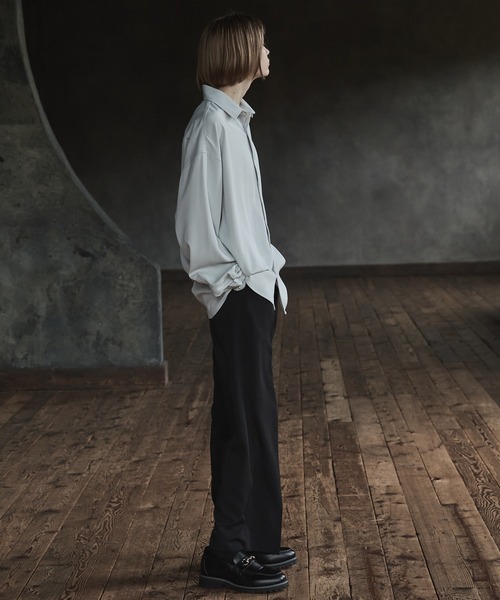 【美品】エムエイチエル・長袖シャツ・ブラウス・ボックスシルエット・レギュラーカラ 楽天市場】ブラウス サテン オフィス レディース スーツインナー