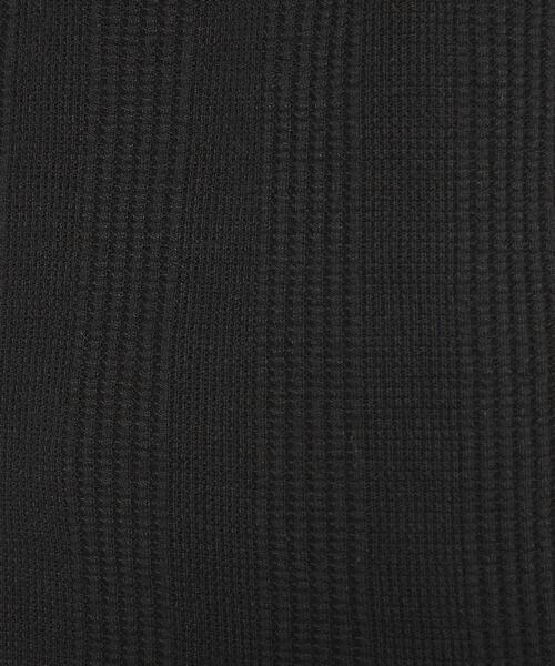 green label relaxing(グリーンレーベルリラクシング)の「【WEB限定】JUSTFIT ハリヌキ ワッフル Vネック 半袖 カットソー(Tシャツ/カットソー・メンズ・ブラック/ホワイト/モカ・XL/M/L/S)」の13枚目の写真