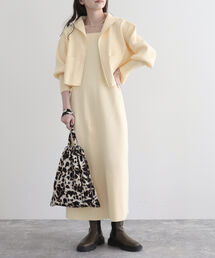 fredy emue | 【SETアイテム】レイヤードニットキャミワンピース<br>(ワンピース)