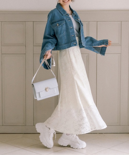 pas de calais フレアスカート 36 オリーブグリーン pas de calais フレアスカート 36 オリーブグリーン pas de