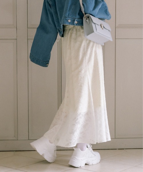 OLIVE des OLIVE（オリーブデオリーブ）の「フロントZIPフレア