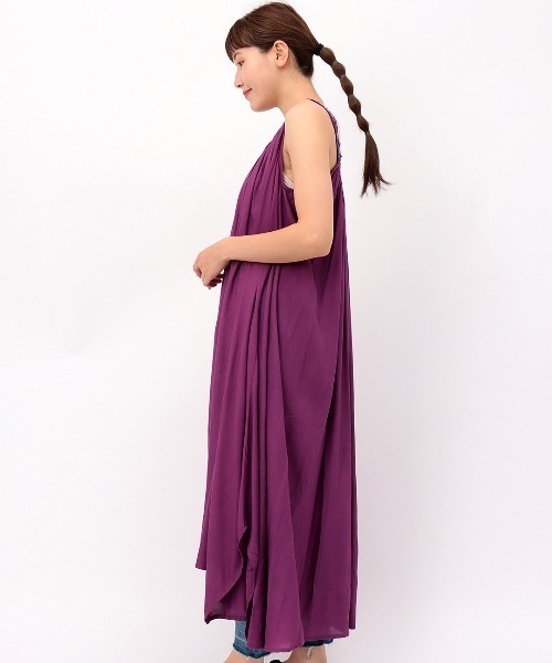 Amina(アミナ)の「Amina ストオメワンピース(ワンピース・レディース・ブルー/ブラウン/パープル・FREE)」の10枚目の写真