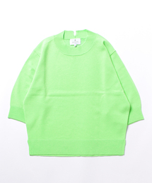 LANVIN en Bleu | ハイネックハーフスリーブニット(ニット/セーター)