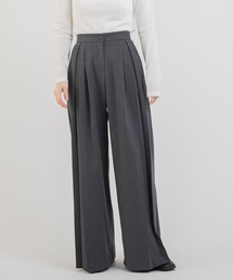Jeudi | 2タックプリーツワイドスラックス(スラックス)