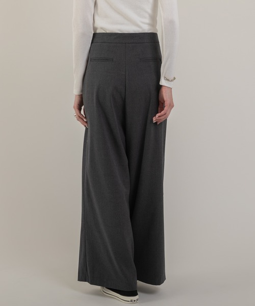 Jeudi（ジュディ）の「2タックプリーツワイドスラックス（スラックス・レディース・アイボリー/グレー/ブラック・S/M）」の21枚目の写真