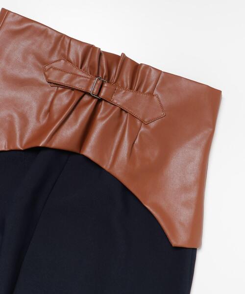 LAATO（ラート）の「CORSET TIGHT SKIRT（スカート・レディース・ネイビー/ブラウン・FREE）」の15枚目の写真