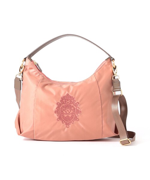 amaca（アマカ）の「DAVIS ショルダーバッグ（ショルダーバッグ・レディース・ダークネイビー/ピンク系その他2/ベージュ・FREE）」の15枚目の写真