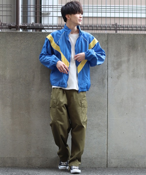 SITRY(シトリー)の「military design nylon blouson/ミリタリーデザイン ナイロン ブルゾン(ナイロンジャケット・メンズ・グリーン/ブラック/ブルー・M/L/XL)」の17枚目の写真