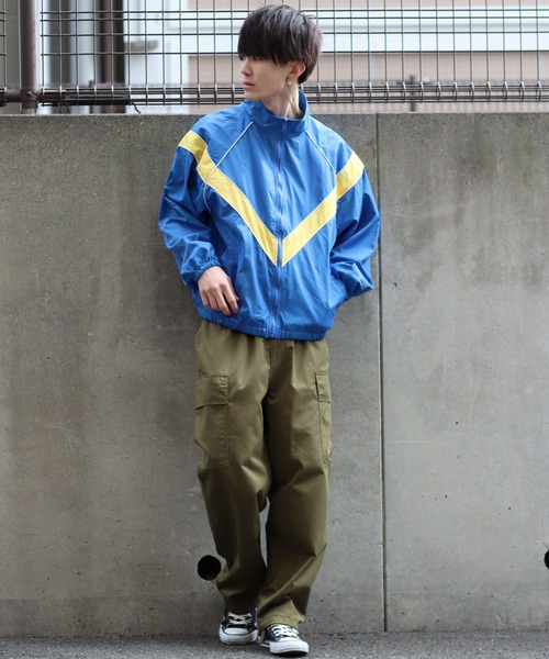 SITRY(シトリー)の「military design nylon blouson/ミリタリーデザイン ナイロン ブルゾン(ナイロンジャケット・メンズ・グリーン/ブラック/ブルー・M/L/XL)」の15枚目の写真
