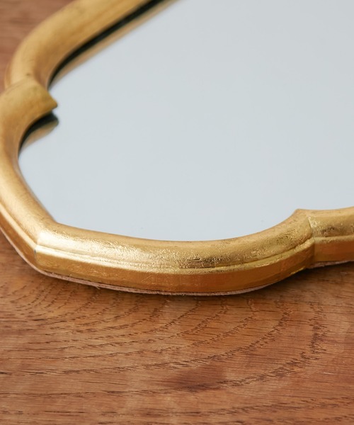 BIRTHDAY BAR（バースデイバー）の「ゴールド フレームミラー（ミラー・レディース・ゴールド・フリー）」の3枚目の写真