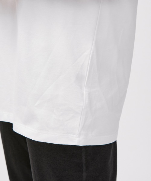 NERGY（ナージー）の「【UV／吸水速乾】COOLMAXロングＴシャツ（Tシャツ/カットソー・レディース・ブルー/ピンク/スミクロ/ホワイト・M/L）」の7枚目の写真