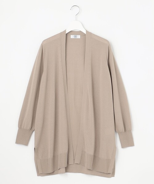 J.PRESS Ladies(J.プレス レディス)の「【洗える・UVケア】 サマー カーディガン(カーディガン/ボレロ・レディース・ライトグリーン系/ネイビー系/ブラウン系・SMALL)」の7枚目の写真