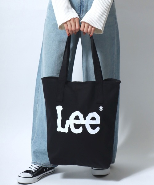 Lee(リー)の「Lee/リー キャンバス ビッグロゴ トートバッグ(トートバッグ・レディース・ラベンダー/ブラック/ターコイズブルー/オフホワイト・FREE)」の18枚目の写真