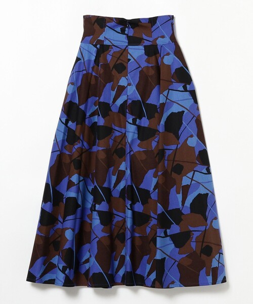 Ray BEAMS（レイビームス）の「RBS / プリント ハイウエスト スカート（スカート・レディース・ベージュ/ブルー・1/0）」の21枚目の写真