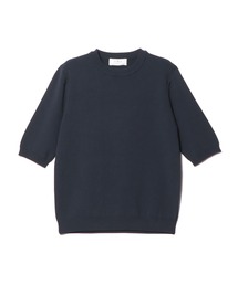 UMA ESTNATION | UMA ESTNATION / クルーネックハーフスリーブニット(ニット/セーター)