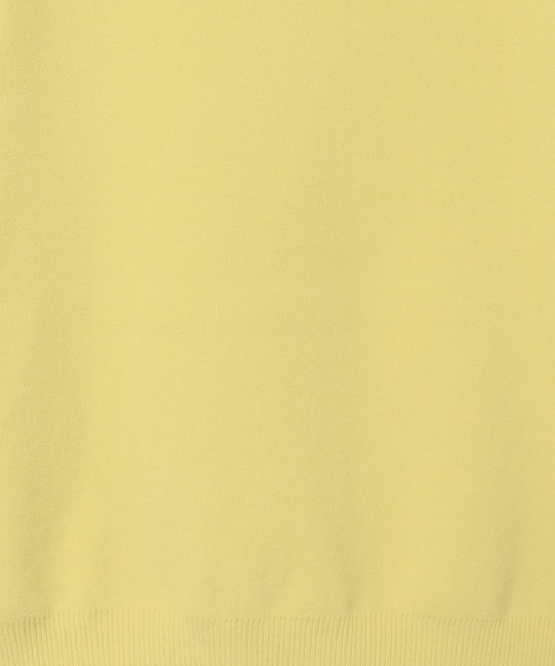 UMA ESTNATION（ユマエストネーション）の「UMA ESTNATION / クルーネックハーフスリーブニット（ニット/セーター・レディース・イエロー/ネイビー・FREE）」の8枚目の写真