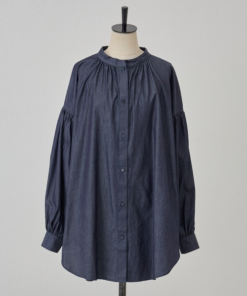 BEARDSLEY（ビアズリー）の「ギャザーシャツ（シャツ/ブラウス）」 - WEAR