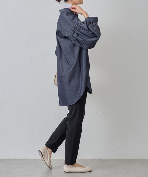 BEARDSLEY（ビアズリー）の「ギャザーシャツ（シャツ/ブラウス）」 - WEAR