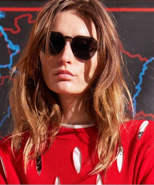 MAISON SPECIAL(メゾンスペシャル)の「【WEB限定】《ユニセックスアイテム》クラウンパントサングラス【MAISON SPECIAL/メゾンスペシャル】(サングラス・メンズ・グレー/ブラウン/ブラック/ダークブラック/イエロー・FREE)」の15枚目の写真