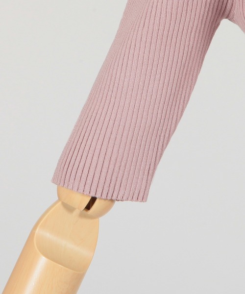 Julia Boutique(ジュリアブティック)の「ロング丈パワショルマーメイドニットワンピース/23025(ワンピース・レディース・ブラック/ピンク/アイボリー・LONG)」の18枚目の写真