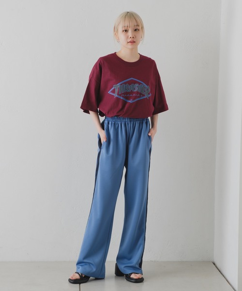 WHIMSIC（ウィムジック）の「【WHIMSIC×THRASHER】DIAMOND LOGO（Tシャツ/カットソー・メンズ・ブルー/グリーン/ボルドー・FREE）」の14枚目の写真