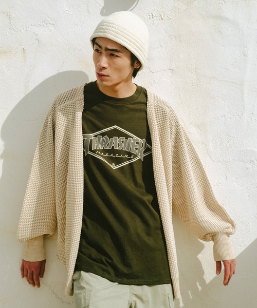 WHIMSIC（ウィムジック）の「【WHIMSIC×THRASHER】DIAMOND LOGO（Tシャツ/カットソー・メンズ・ブルー/グリーン/ボルドー・FREE）」の8枚目の写真