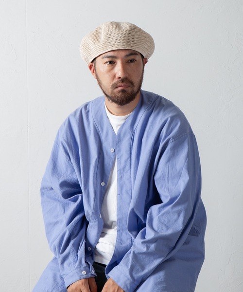 【セール】Gima Cotton Knit Beret / ギマコットンニットベレー(ハンチング/ベレー帽)|RACAL(ラカル) 【セール】Gima Cotton Knit Beret / ギマコットンニットベレー(ハンチング/ベレー帽)|RACAL(ラカル)