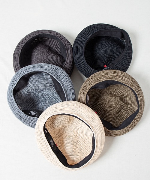 【セール】Gima Cotton Knit Beret / ギマコットンニットベレー(ハンチング/ベレー帽)|RACAL(ラカル) 【セール】Gima Cotton Knit Beret / ギマコットンニットベレー(ハンチング/ベレー帽)|RACAL(ラカル)