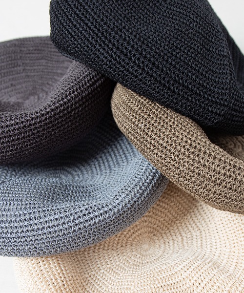 【セール】Gima Cotton Knit Beret / ギマコットンニットベレー(ハンチング/ベレー帽)|RACAL(ラカル) 【セール】Gima Cotton Knit Beret / ギマコットンニットベレー(ハンチング/ベレー帽)|RACAL(ラカル)