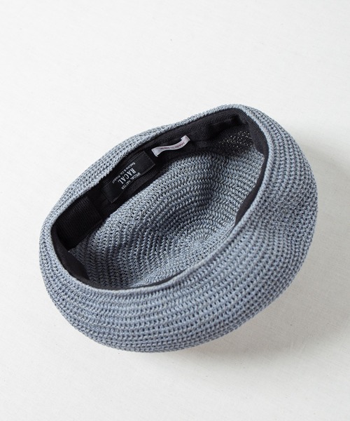 【セール】Gima Cotton Knit Beret / ギマコットンニットベレー(ハンチング/ベレー帽)|RACAL(ラカル) 【セール】Gima Cotton Knit Beret / ギマコットンニットベレー(ハンチング/ベレー帽)|RACAL(ラカル)