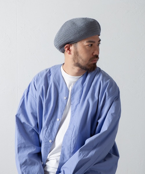 【セール】Gima Cotton Knit Beret / ギマコットンニットベレー(ハンチング/ベレー帽)|RACAL(ラカル) 【セール】Gima Cotton Knit Beret / ギマコットンニットベレー(ハンチング/ベレー帽)|RACAL(ラカル)