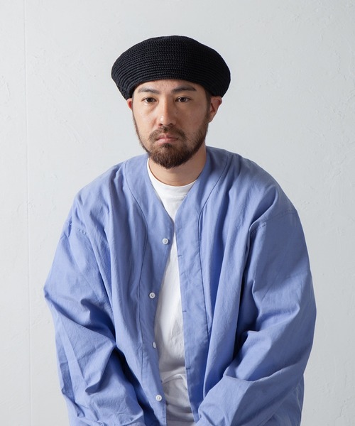 【セール】Gima Cotton Knit Beret / ギマコットンニットベレー(ハンチング/ベレー帽)|RACAL(ラカル) 【セール】Gima Cotton Knit Beret / ギマコットンニットベレー(ハンチング/ベレー帽)|RACAL(ラカル)
